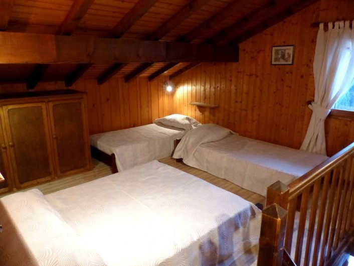 Location de vacances - Appartement à Le Grand-Bornand - 1er étage - mezzanine -  4 couchages