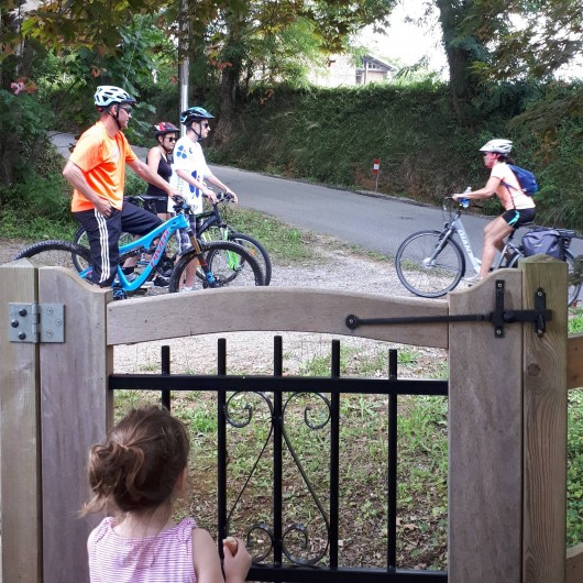Location de vacances - Chambre d'hôtes à Habas - Démarrage en côte.