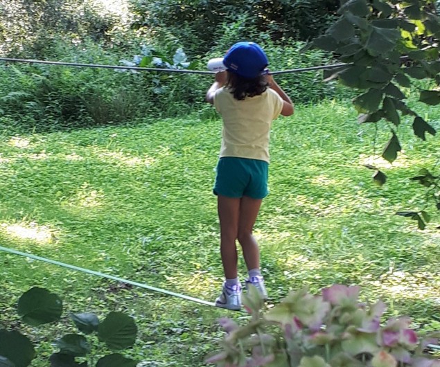 Location de vacances - Chambre d'hôtes à Habas - Pont de singe pour les petits.
