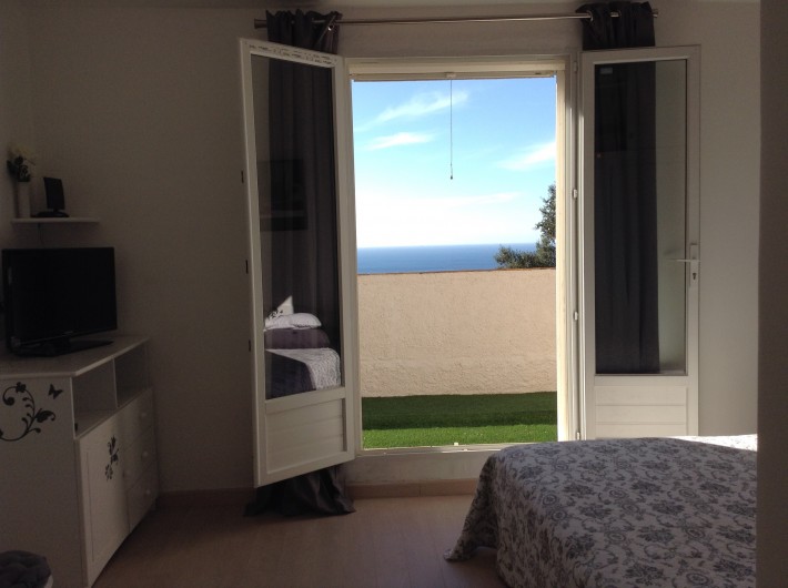 Location de vacances - Mas à La Croix-Valmer - Vue chambre parentale