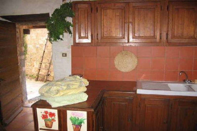 Location de vacances - Maison - Villa à Sari-d'Orcino - cuisine,entrée