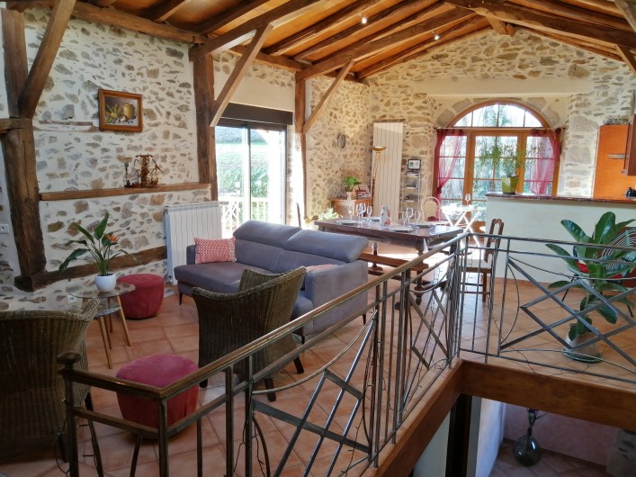 Location de vacances - Gîte à Saint-Étienne-de-Maurs - Pièce principale