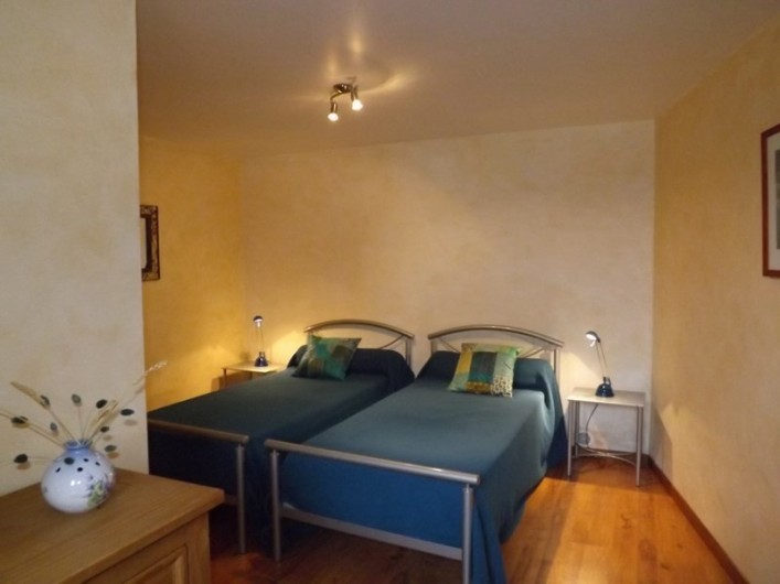 Location de vacances - Gîte à Saint-Étienne-de-Maurs - Chambre au rez -de- chaussée