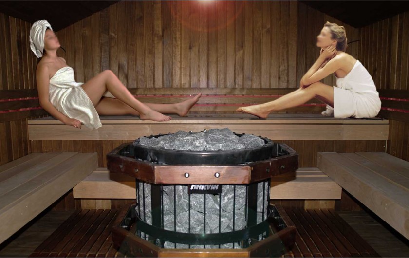 Location de vacances - Gîte à Saint-Alban-Auriolles - Sauna jusqu'à 12 personnes