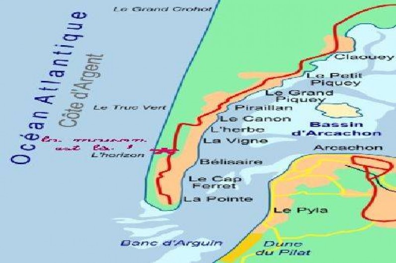 Location de vacances - Maison - Villa à Le Cap Ferret
