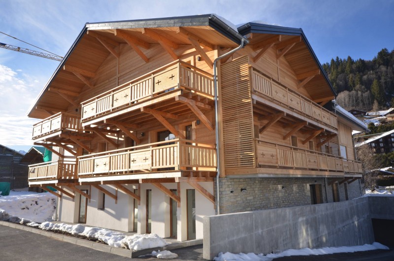 Location de vacances - Appartement à Les Gets - Chalet / vue d'ensemble
