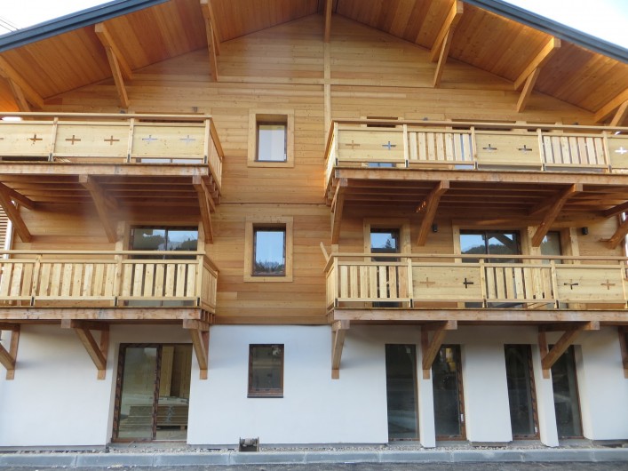 Location de vacances - Appartement à Les Gets - Façade