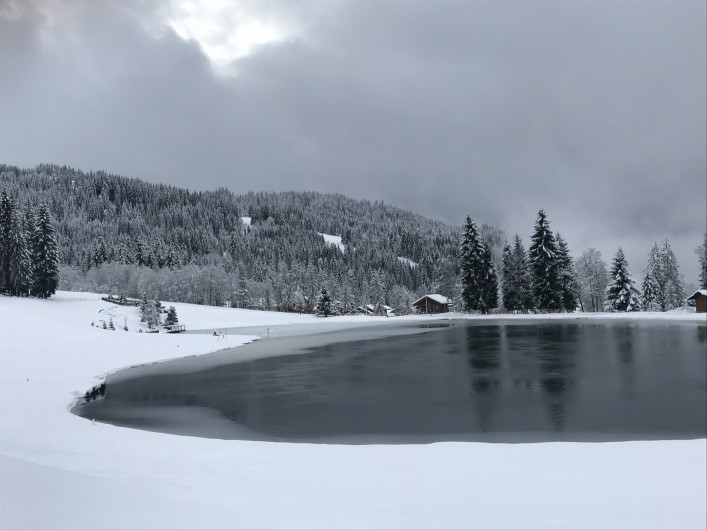 Location de vacances - Appartement à Les Gets - Lac des écoles / hiver