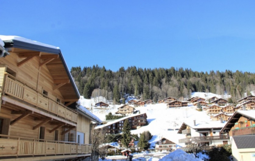 Location de vacances - Appartement à Les Gets - Vue / hiver