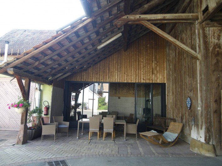 Location de vacances - Gîte à Rumersheim-le-Haut - GRANGE POUR SOIREE TARTE FLAMVEE