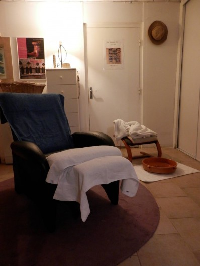 Location de vacances - Chambre d'hôtes à Faycelles - ...Et la salle de massages.