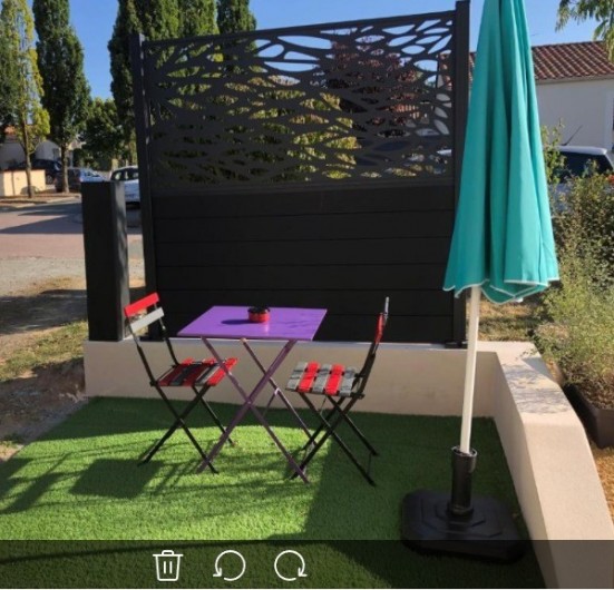 Location de vacances - Chambre d'hôtes à Les Herbiers - Terrasse