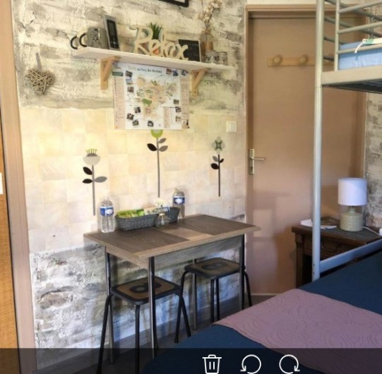 Location de vacances - Chambre d'hôtes à Les Herbiers - Coin repas