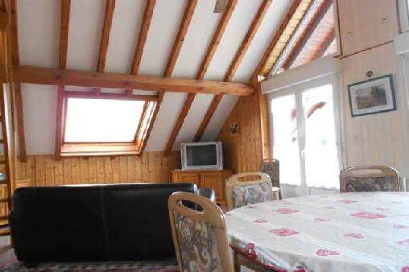 Location de vacances - Gîte à La Bresse - Séjour cuisine du gite "les roches" 65 m2 -4 pièces plus balcon de 12 m2