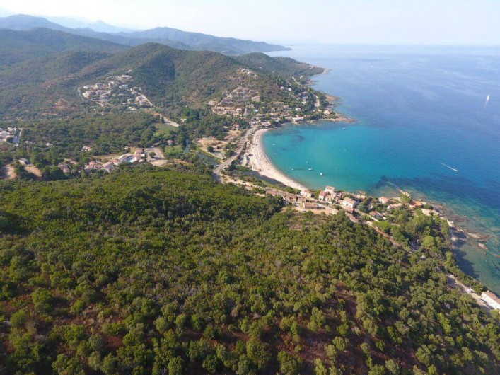 Location de vacances - Villa à Sainte-Lucie de Porto-Vecchio - vue aérienne