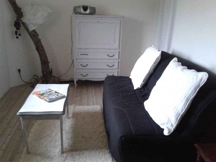 Location de vacances - Chambre d'hôtes à Pupillin - salon tv et bz 160