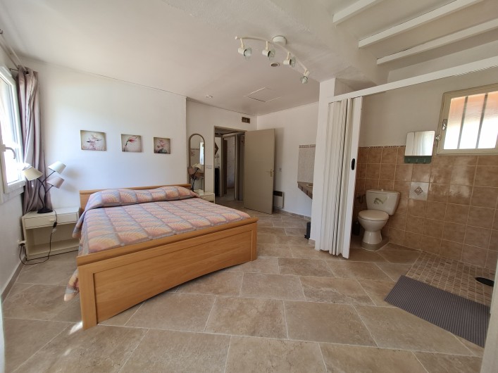 Location de vacances - Villa à Céreste - N°3) CHAMBRE PARENTAL  lit 160 cm