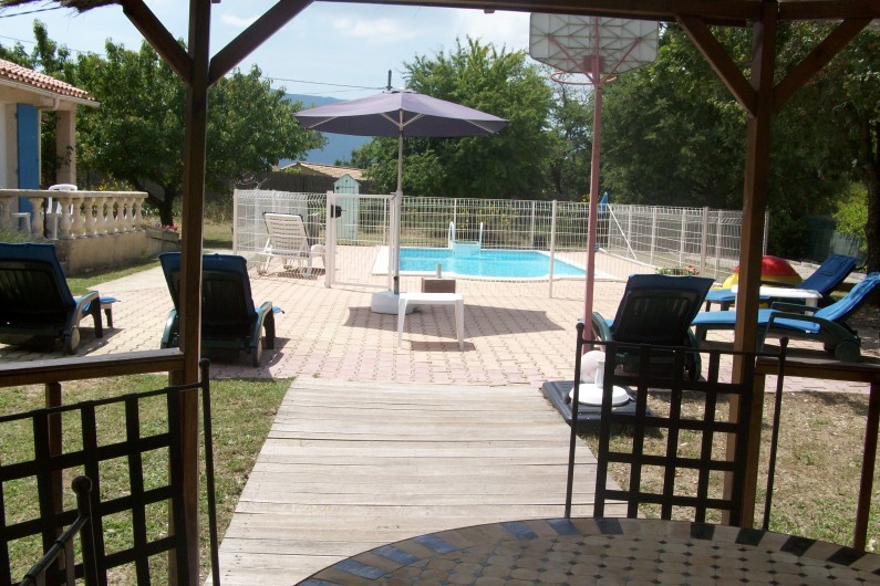 Location de vacances - Villa à Céreste - VUE PATIO