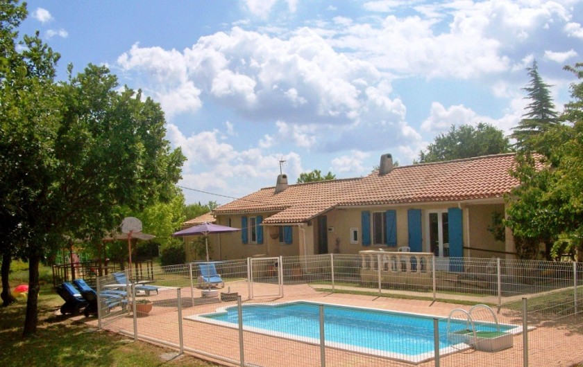 Location de vacances - Villa à Céreste - COTE PISCINE