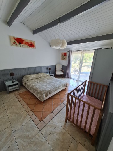 Location de vacances - Villa à Céreste - N° 1)   CHAMBRE PARENTAL lit 160 cm
