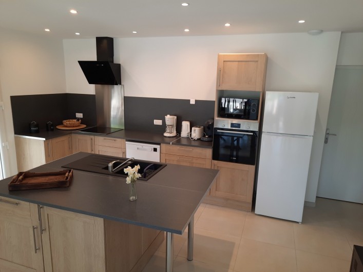 Location de vacances - Gîte à Bezinghem - cuisine ouverte