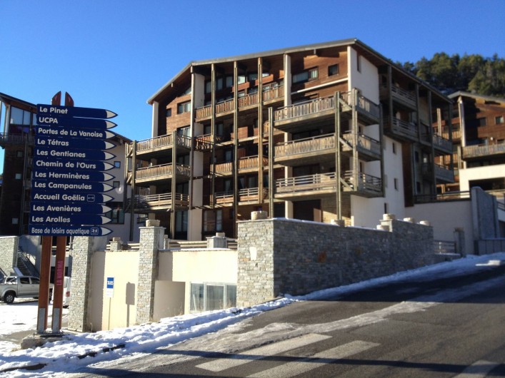 Location de vacances - Appartement à La Norma - Résidence "LES CHALETS DE LA VANOISE" En hiver