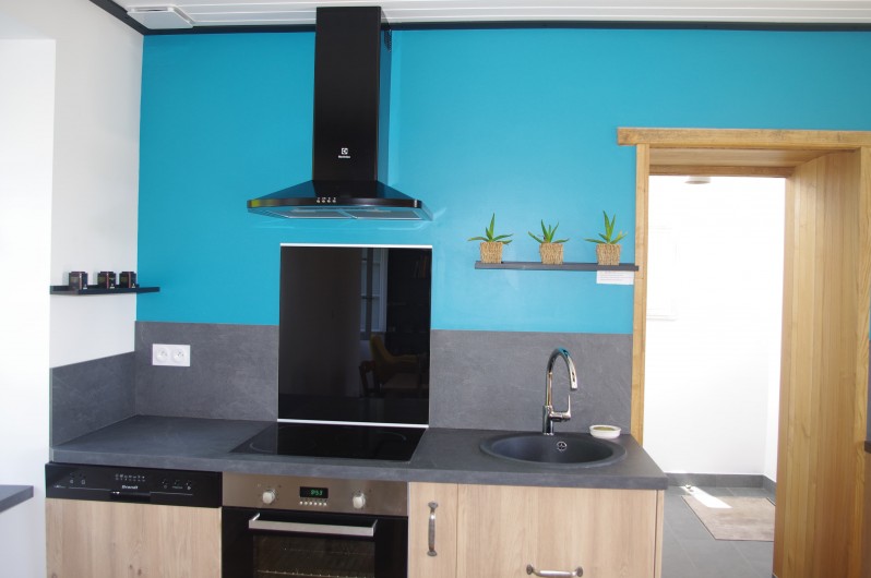 Location de vacances - Gîte à Pouzauges - Cuisine américaine équipée,