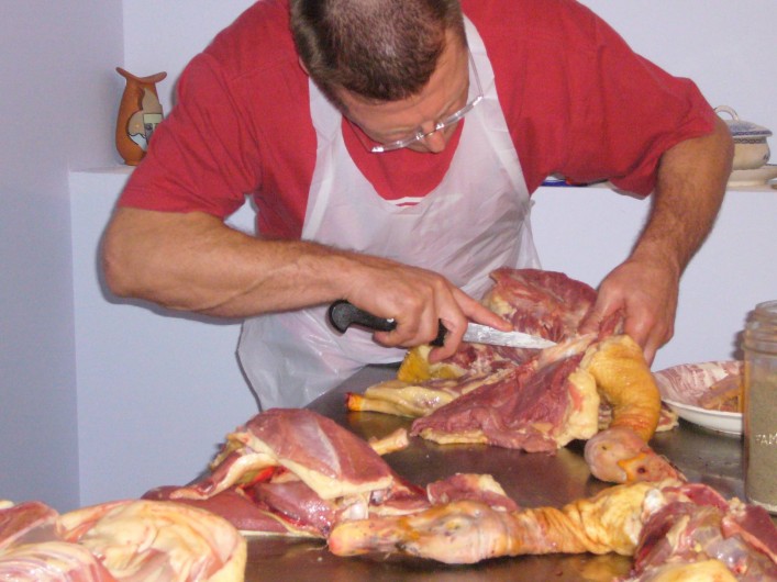 Location de vacances - Chambre d'hôtes à Seysses-Savès - Stage de découpe de canard