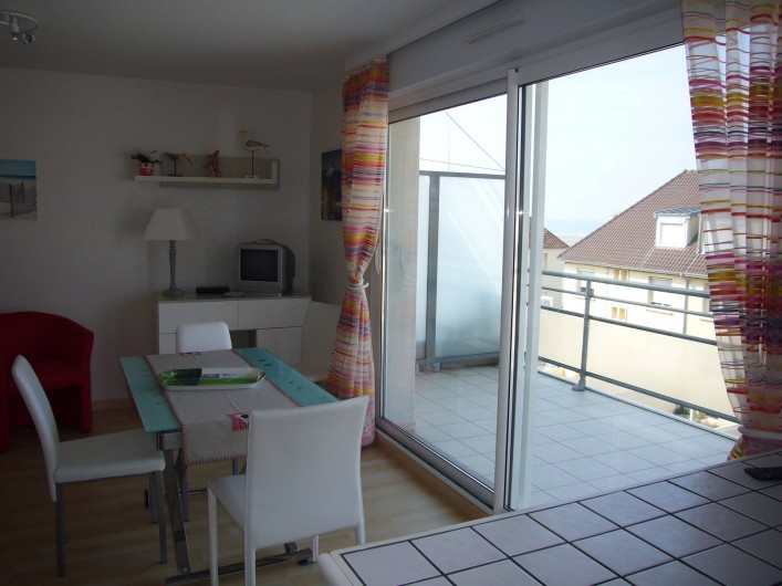 Location de vacances - Studio à Fort-Mahon-Plage - Balcon exposition ouest