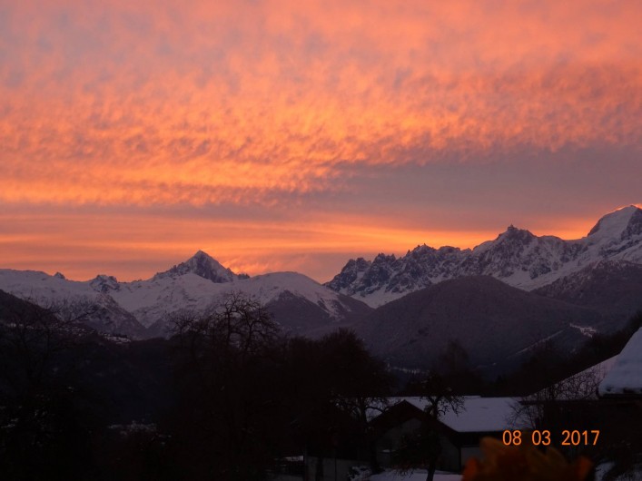 Location de vacances - Appartement à Cordon - lever du soleil