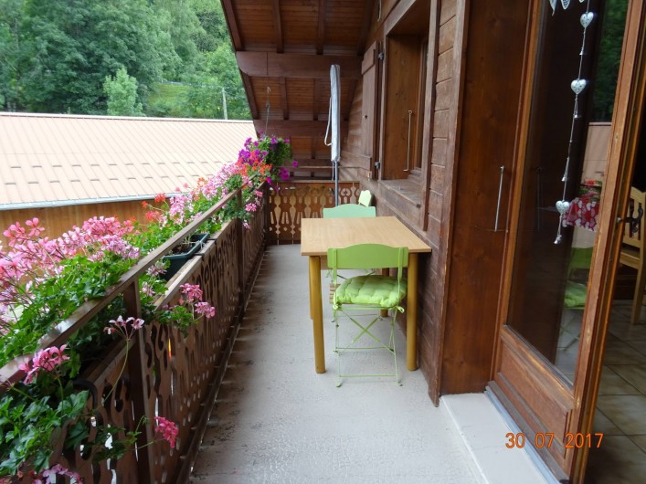 Location de vacances - Appartement à Cordon - Balcon