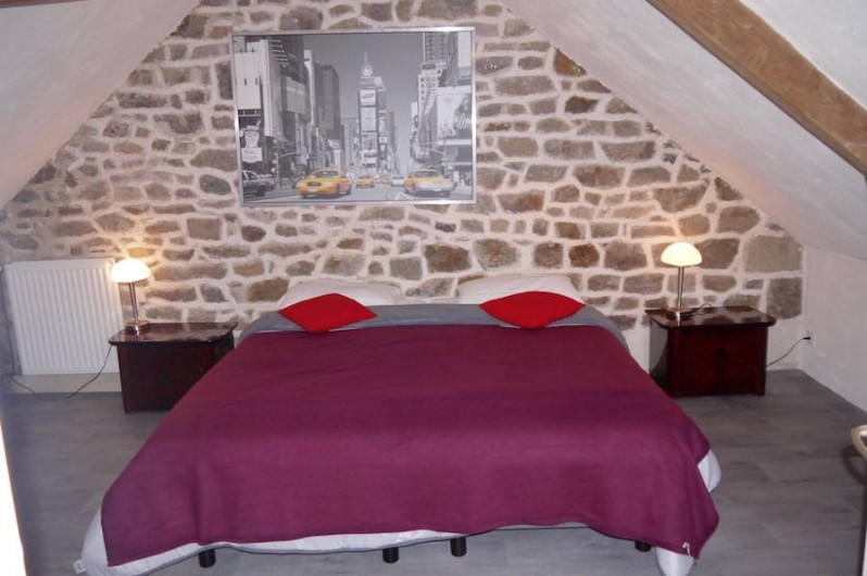 Location de vacances - Gîte à Bécherel - Chambre 1 avec lit double 180 ou 2x90