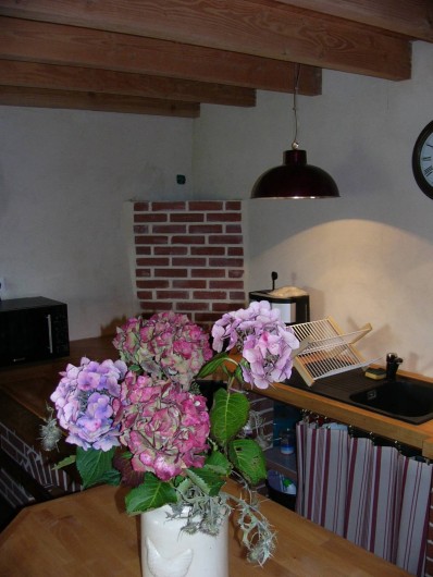 Location de vacances - Gîte à Surtainville - coin cuisine