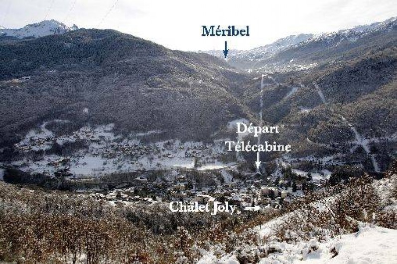 Location de vacances - Chalet à Méribel - telecabine brides - meribel chaudanne