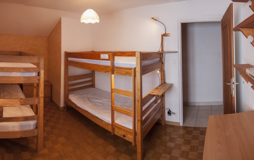 Location de vacances - Chalet à Le Clerjus - 2 X 2 lits superposés donc 4 couchages.