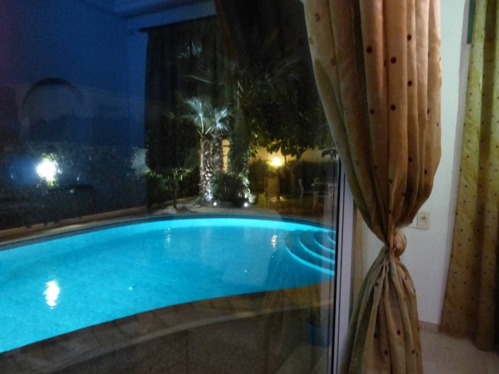 Location de vacances - Villa à Hammamet - vue du salon d'été