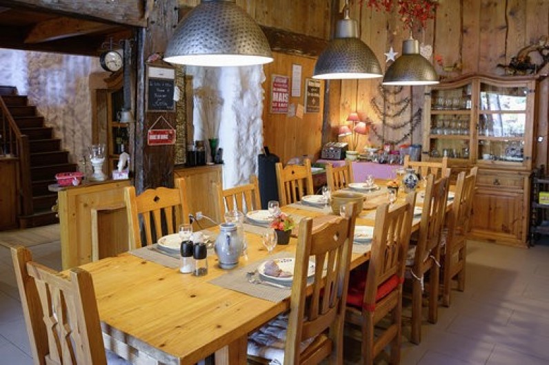 Location de vacances - Chambre d'hôtes à Gerbépal - Salle à Manger