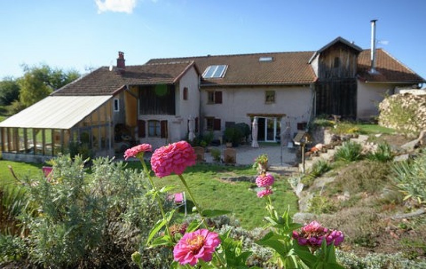 Location de vacances - Chambre d'hôtes à Gerbépal - L'arrière de la maison D'Hôte