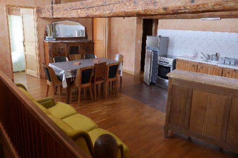 Location de vacances - Gîte à Saint-Vincent-de-Mercuze - Grand salle du gîte