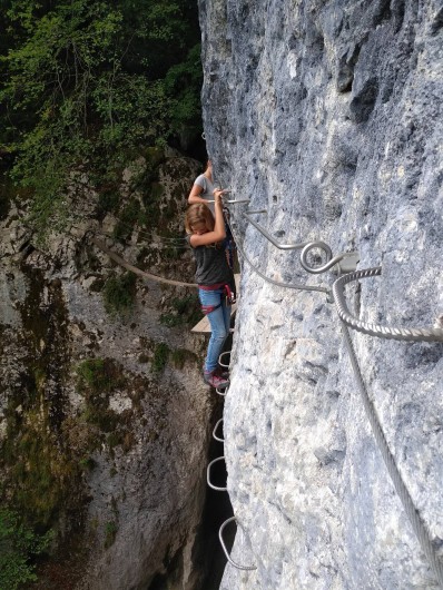 Location de vacances - Gîte à Saint-Vincent-de-Mercuze - Via-ferrata à 20mn à pied du château