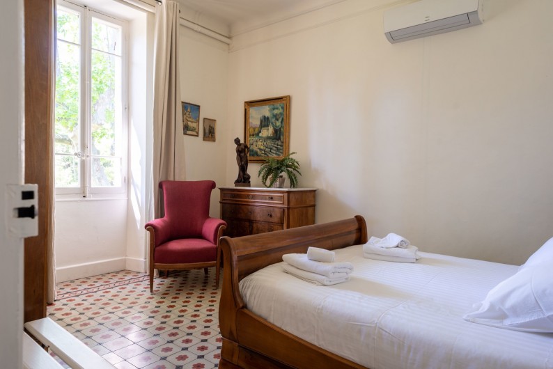 Location de vacances - Mas à Saint-Rémy-de-Provence - Chambre avec lit 160/200 (1 er étage)