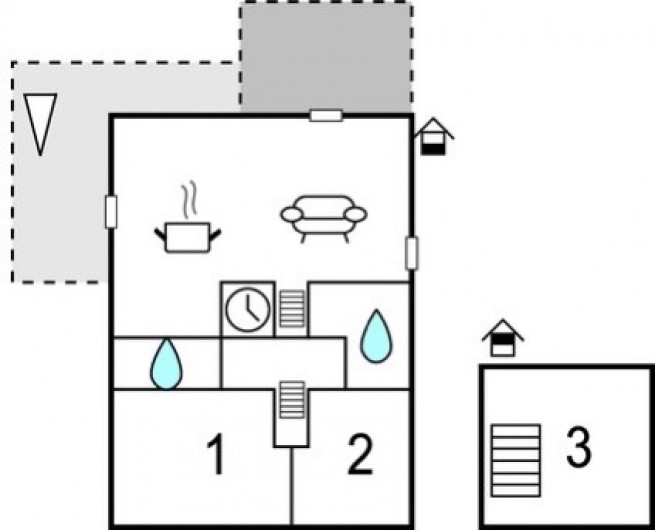 Location de vacances - Villa à Valvignères