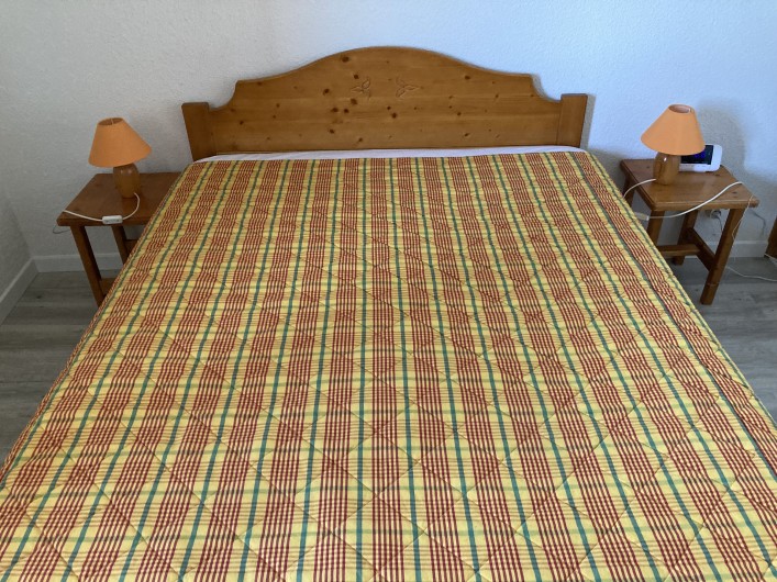 Location de vacances - Appartement à Le Corbier - Chambre parents