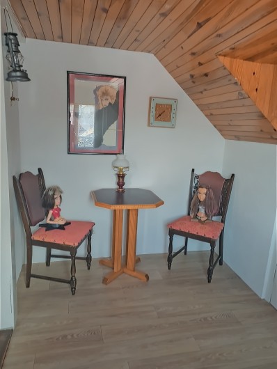 Location de vacances - Chambre d'hôtes à Sainte-Marie-aux-Mines - pour SOIREE à 2 en VIS à VIS  (ambiance BAR salon de thé café)  chaleureux