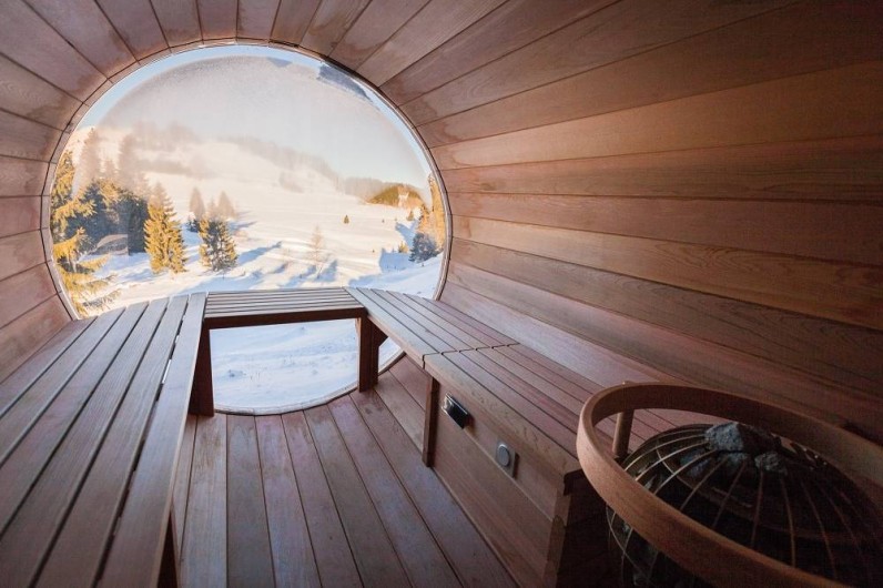 Location de vacances - Chalet à La Pesse - Sauna panoramique