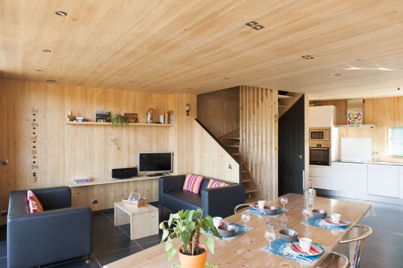 Location de vacances - Chalet à La Pesse - Espace de vie