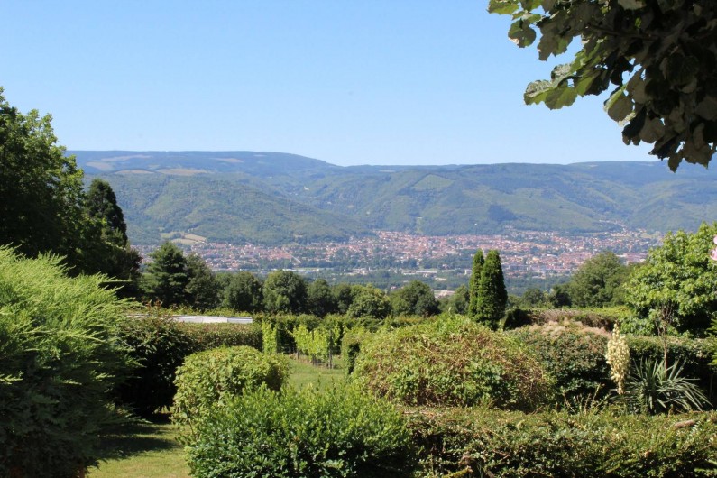 Location de vacances - Chambre d'hôtes à Pont-de-Larn - La vue depuis la terrasse !