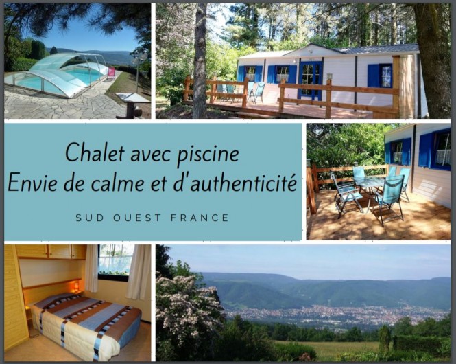 Location de vacances - Chambre d'hôtes à Pont-de-Larn - Sur la propriété de 3 hectares, nous disposons aussi d'un chalet.