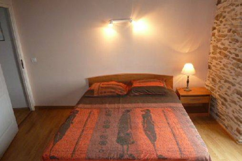 Location de vacances - Gîte à Malbosc - chambre avc vue sur la vallée