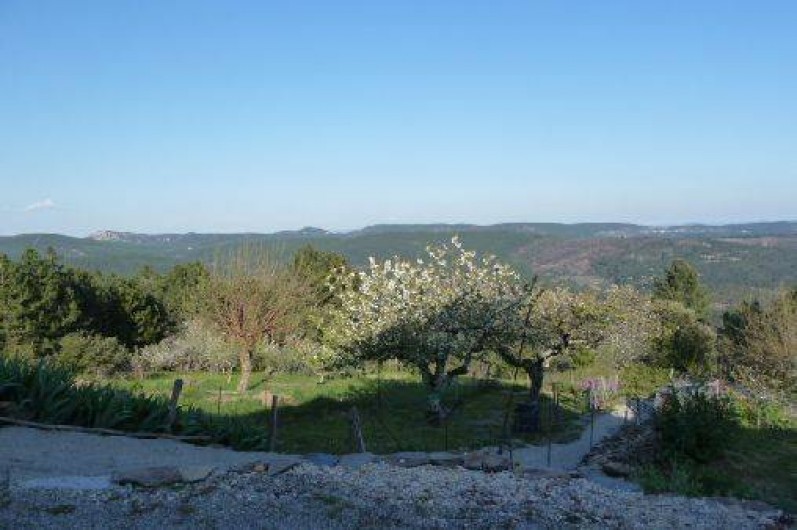 Location de vacances - Gîte à Malbosc - vue sur la foret